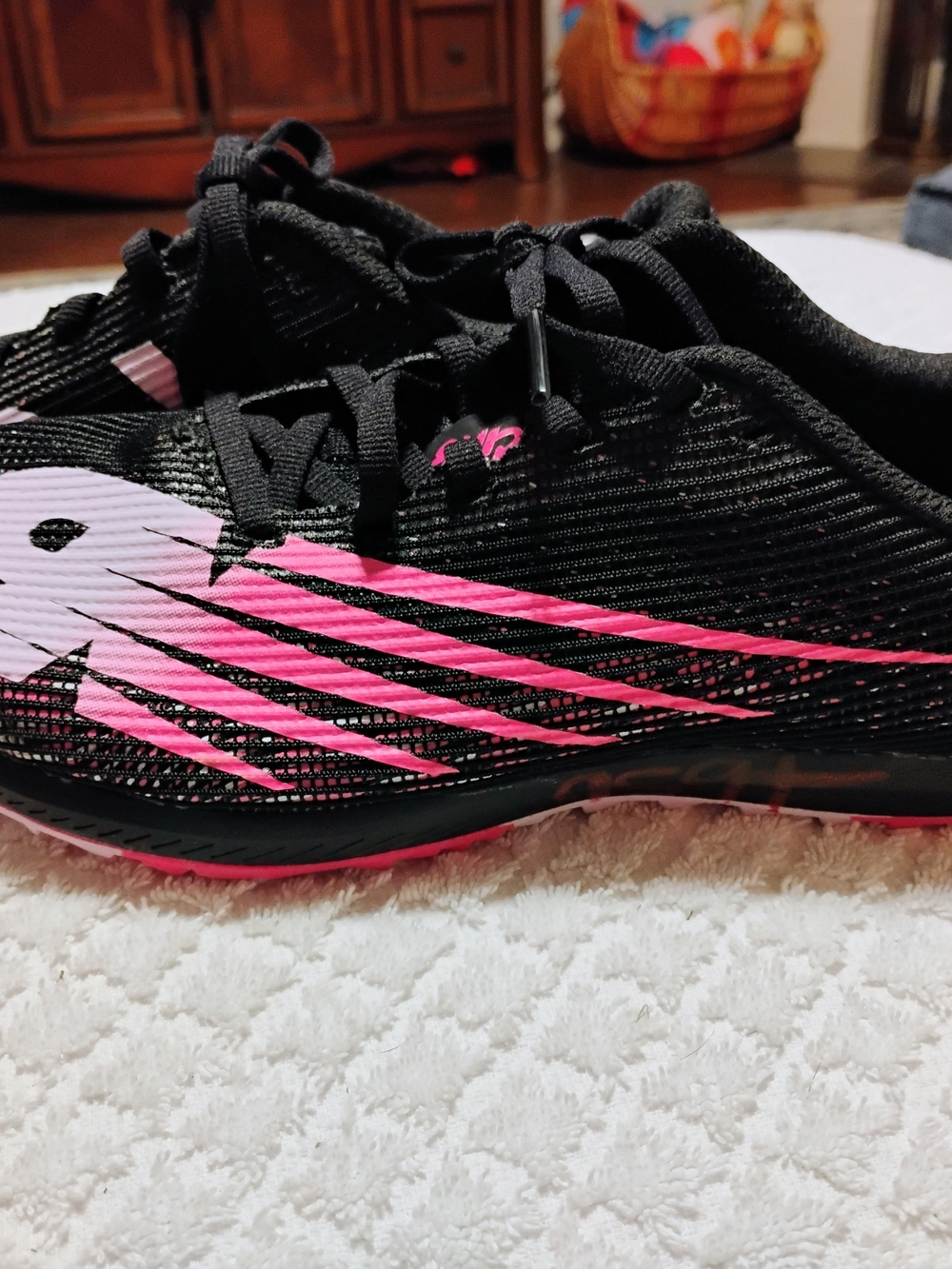 New Balance Fuel Cell XC7V3 Cross Country Racing Shoes Black Pink Women's 7.5 - Picture 4 of 12